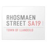 Rhosmaen Street  Notepads