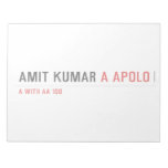 Amit kumar  Notepads