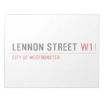 Lennon Street  Notepads