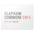 Clapham Commom  Notepads