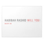Habibah Rashid  Notepads
