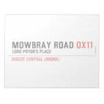 Mowbray Road  Notepads