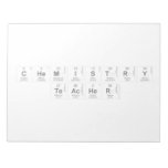 Chemistry
 teacher   Notepads