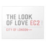 the look of love  Notepads