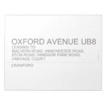 Oxford Avenue  Notepads