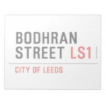Bodhran Street  Notepads