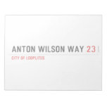 Anton Wilson Way  Notepads
