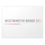 Westminster Bridge  Notepads