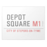 Depot Square  Notepads
