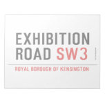 exhibition ROAD  Notepads