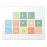 Lee 
 Science
 Matters  Notepads