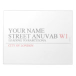 Your Name Street anuvab  Notepads