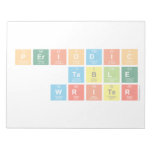 Periodic
 Table
 Writer  Notepads