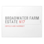 Broadwater Farm Estate  Notepads