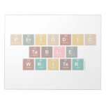 Periodic
 Table
 Writer  Notepads