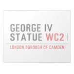 george iv statue  Notepads