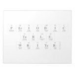 Periodic
 Table
 Writer  Notepads