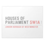 houses of parliament  Notepads