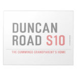 Duncan Road  Notepads