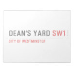 DEAN'S YARD  Notepads