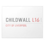 childwall  Notepads