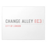 CHANGE ALLEY  Notepads