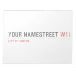 your namestreet  Notepads