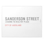 SANDERSON STREET  Notepads