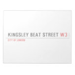 Kingsley Beat Street  Notepads