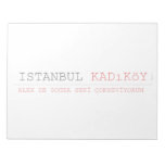 istanbul  Notepads