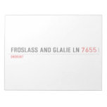 Froslass and glalie ln  Notepads