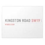 KINGSTON ROAD  Notepads