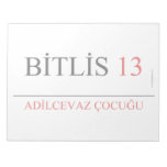 BİTLİS  Notepads