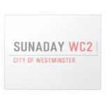 sunaday  Notepads