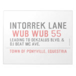 Intorrek Lane   Notepads