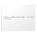 The Hammer And Sickle   Notepads