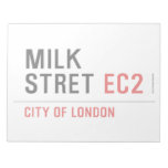 Milk  Stret  Notepads