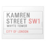 Kamren  Street  Notepads