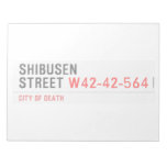 shibusen street  Notepads