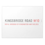 Kingsbridge Road  Notepads