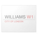 WILLIAMS  Notepads