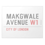 Makgwale Avenue  Notepads