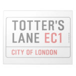 totter's  lane  Notepads