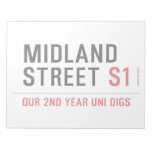 Midland Street  Notepads