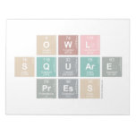 Owl
 Square
 Press  Notepads