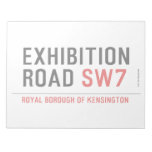 exhibition ROAD  Notepads