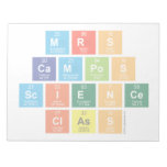 Mrs 
 Campos
 Science
 Class  Notepads
