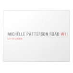 Michelle Patterson road  Notepads