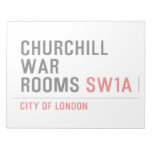 Churchill war rooms  Notepads