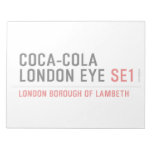COCA-COLA LONDON EYE  Notepads
